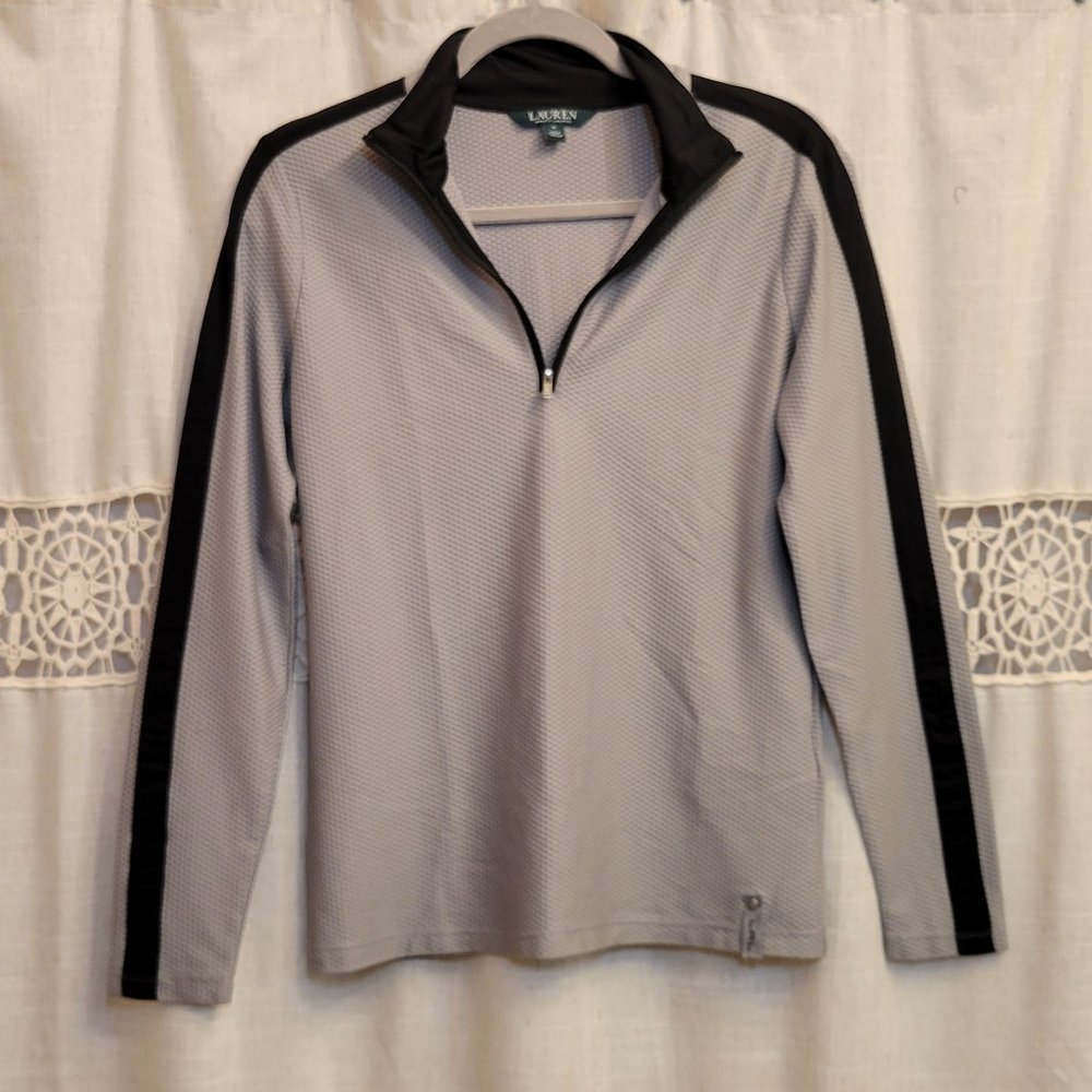 Ralph Lauren Women Gray Pullover Athletic Sweater